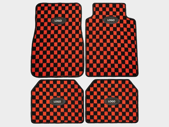 Checkered Car Mat